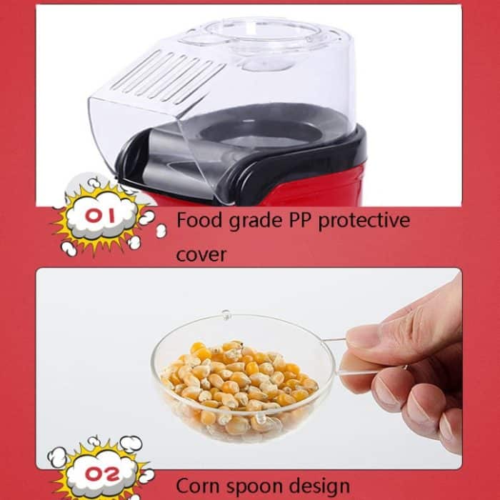 Elektrische Haushalts-Popcornmaschine, Mini-Popcorn-Verpackungsmaschine, EU Plug 220V, US Plug 110V – Bild 5