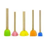 10 Packungen Schwammstempel DIY Graffiti-Artikel für Kinder, 10 Packs Mushroom Stick – Bild 3