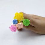 10 Packungen Schwammstempel DIY Graffiti-Artikel für Kinder, 10 Packs Mushroom Stick – Bild 5