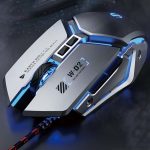 Inphic PW2 4000 DPI 6 Tasten Home Office leuchtende Makroprogrammierung USB Computer mechanische Spiel kabelgebundene Maus, W-02 (Metallic Gray), PW2 (Classic Black), PW2 (King Nebula), PW2 (Jedi Password) – Bild 8