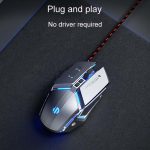 Inphic PW2 4000 DPI 6 Tasten Home Office leuchtende Makroprogrammierung USB Computer mechanische Spiel kabelgebundene Maus, W-02 (Metallic Gray), PW2 (Classic Black), PW2 (King Nebula), PW2 (Jedi Password) – Bild 5