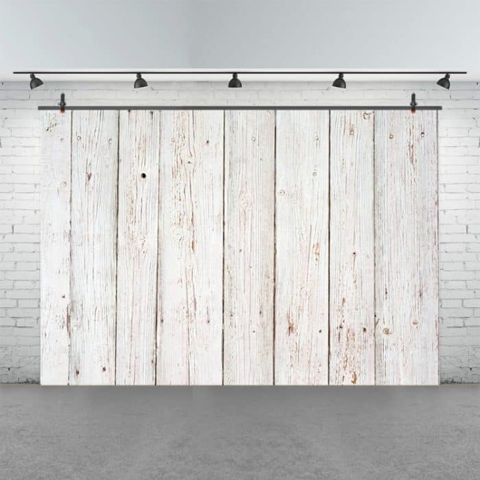 2,1 m x 1,5 m nostalgisches Holzbrett Retro-Stil Kinderfotografie Hintergrund Stoff – Bild 1