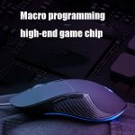 Inphic PB1 Business Office Mute Macro Definition Gaming-Maus mit Kabel, Kabellänge: 1,5 m, Black Silen Business Version, Classic Back Breathing Light, Matte White Breathing Light – Bild 8