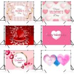 2,1 m x 1,5 m Valentinstag-Fotoparty-Layout-Requisiten, Fotografie-Hintergrundstoff – Bild 3