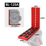 Vertical Shoot Quick Release L-Plattenhalterung Basishalter, 125A Red, 132C Red – Bild 2