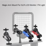 YJ Magic Arm Halterung 1/4 Zoll Kugelkopf Magic Arm, MA-95 Gun Gray, MA-75 Gun Gray, MA-100B Blue, MA-100R Red, MA-113 Black – Bild 2
