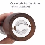 Manuelle Pfeffermühle aus Buchenholz 304 Edelstahl mit Keramikkern, Style 5, 5 inch, Style 5, 6 inch, Style 5, 8 inch, Style 5, 8 inch 2pcs – Bild 4