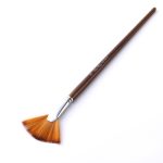 ZHU TING 9 STÜCKE / Set Holzstange Fächerförmige Nylon-Haarpinsel Gouache Aquarell Acrylölgemälde Fischschwanz – Bild 6