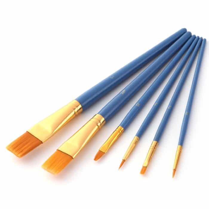 ZHU TING 25 PCS / Set Multifunktionale Ölfarbe Pinsel Gouache Aquarell Acrylfarbe Pinsel Student Malutensilien – Bild 4