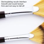 3 Teile/satz Lange Stange Fischschwanz Fächerförmige Gouache Pinsel Nylon Wolle Aquarell Kunst Pinsel, Nylon Wool Watercolor Art Brush – Bild 7