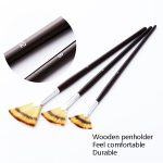 3 Teile/satz Lange Stange Fischschwanz Fächerförmige Gouache Pinsel Nylon Wolle Aquarell Kunst Pinsel, Nylon Wool Watercolor Art Brush – Bild 8