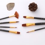 ZHU TING 21 Stück/3 Sets Nylonpinsel, Aquarellpinsel und Ölpinsel, Kunst- und Malzubehör, 21 PCS / 3 Sets Nylon Brushes – Bild 4