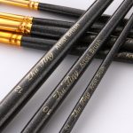 ZHU TING 21 Stück/3 Sets Nylonpinsel, Aquarellpinsel und Ölpinsel, Kunst- und Malzubehör, 21 PCS / 3 Sets Nylon Brushes – Bild 6