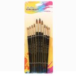 ZHU TING 12 Teile/satz Nylonhaar Aquarell Stift Kinder Gemalt Gouache Pinsel, Nylon Hair Watercolor Pen – Bild 8