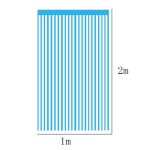 5 Stück 1 x 2 m heller Regen-Seidenvorhang, Urlaub, Party-Dekoration, Fotohintergrund, Wanddekoration, Golden, Red, Blue, Green, Rose Red, Light Pink, Light Blue, Silver, Rose Gold – Bild 3