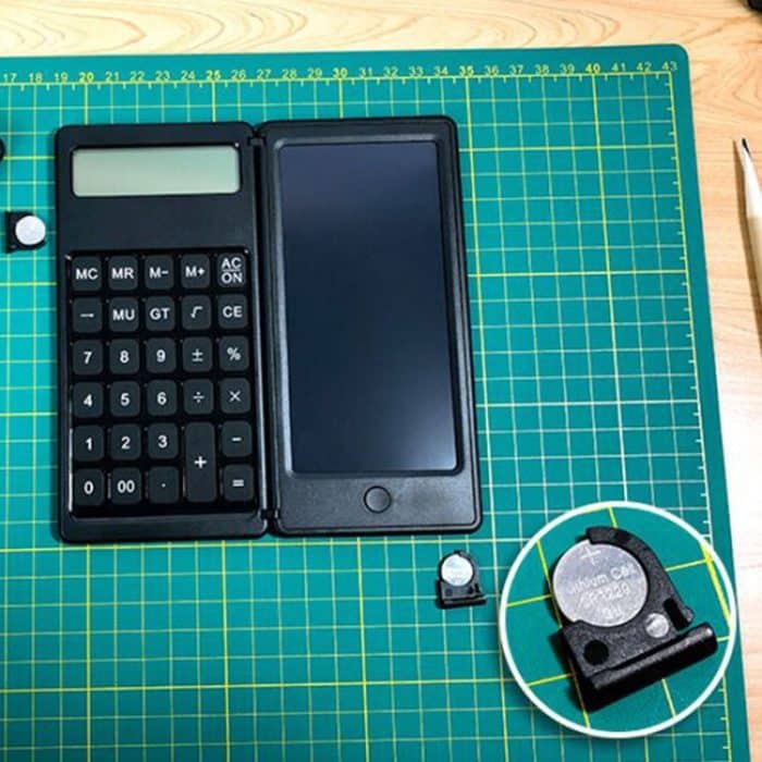 Schreibblockrechner Business Notepad Innovativer Schreibblock, Stil: Knopfbatterie – Bild 3