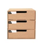2 Stück A4-Papier-Desktop-Aufbewahrungsbox für Studenten, Aktenschrank, Aufbewahrung, Finishing-Box, mehrschichtiger Schubladen-Aufbewahrungsschrank, Multi-layer Drawer Storage Cabinet