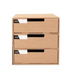 2 Stück A4-Papier-Desktop-Aufbewahrungsbox für Studenten, Aktenschrank, Aufbewahrung, Finishing-Box, mehrschichtiger Schubladen-Aufbewahrungsschrank, Multi-layer Drawer Storage Cabinet