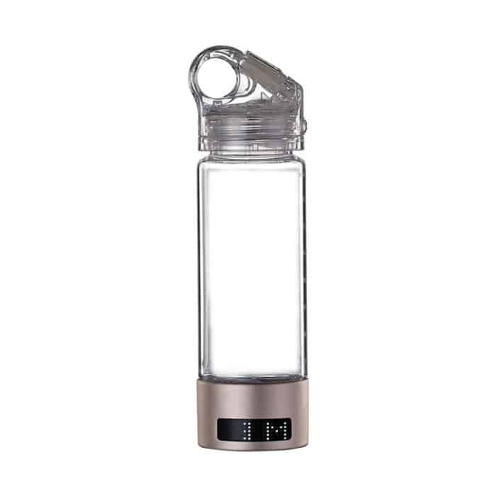 TBD0553571401A.jpg Wasserstoffreicher Wasserbecher, wasserstoffabsorbierender Glasbecher mit LED-Licht, Glass Cup – Bild 1