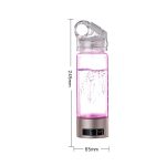 Wasserstoffreicher Wasserbecher, wasserstoffabsorbierender Glasbecher mit LED-Licht, Glass Cup – Bild 8