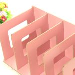 Cd01 Home Multifunktionale Aufbewahrung DIY Kreatives CD-Regal Holz DVD-Regal Studenten-Bücherregal, DVD Rack – Bild 4