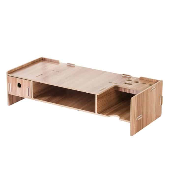 LCD Display Booster Holz Tastatur Rack Desktop Storage Rack Regal, Keyboard Rack – Bild 1