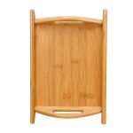 Binaurales Bambus-Teeservice-Tablett, Brot-Display-Tablett, 51x34.5cm, 43x30.5cm, 36.5x26.5cm, 29x20cm