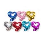 50 Stück hohle Aluminium-Herzballons für die Dekoration von Hochzeitsfeiern, 18inch Heart Shaped – Bild 3