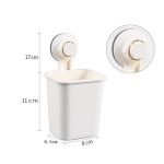 Saugwand-Zahnpasta-Zahnbürstenhalter-Badezimmerregal – Bild 5