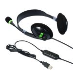 Computer USB-Schnittstelle Kopfhörer Aviation Headset mit Mikrofon – Bild 4