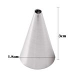 8 PCS / Set 6 Edelstahl Düsen Set DIY Kuchen Dekorationswerkzeuge Silikon mit EVA Creme Spritzbeutel – Bild 3