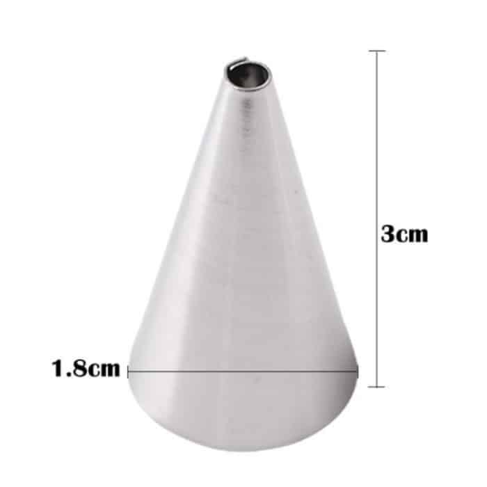 8 PCS / Set 6 Edelstahl Düsen Set DIY Kuchen Dekorationswerkzeuge Silikon mit EVA Creme Spritzbeutel – Bild 3