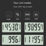Elektronisches Neigungsmesser Neigungsmesser Neigungsmesser Winkelmesser Vierseitiges Magnetwinkellineal – Bild 8