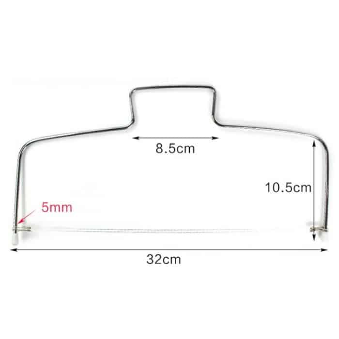 Edelstahl verstellbarer Draht Kuchenschneider Slicer Leveler DIY Kuchen Backwerkzeuge, Cake Cutter – Bild 6