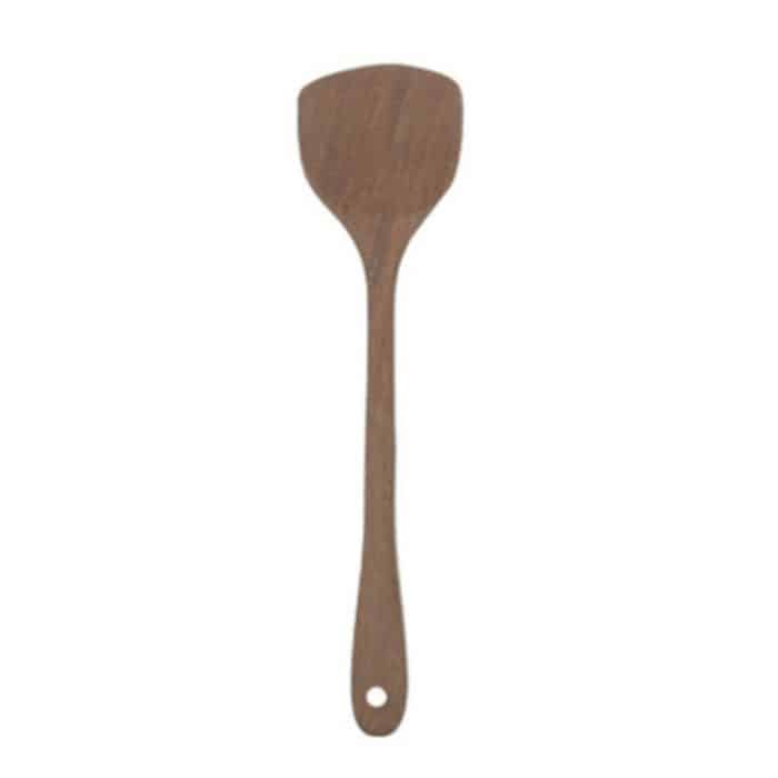 Langer Griff, unbemalte Hühnerflügel, Holzspatel, Küchenutensilien, Large Spatula, Large vegetable Spatula, Oblique Spade, Square Curved Spade, 3 Square Curved Spade – Bild 1