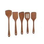 Langer Griff, unbemalte Hühnerflügel, Holzspatel, Küchenutensilien, Large Spatula, Large vegetable Spatula, Oblique Spade, Square Curved Spade, 3 Square Curved Spade – Bild 7