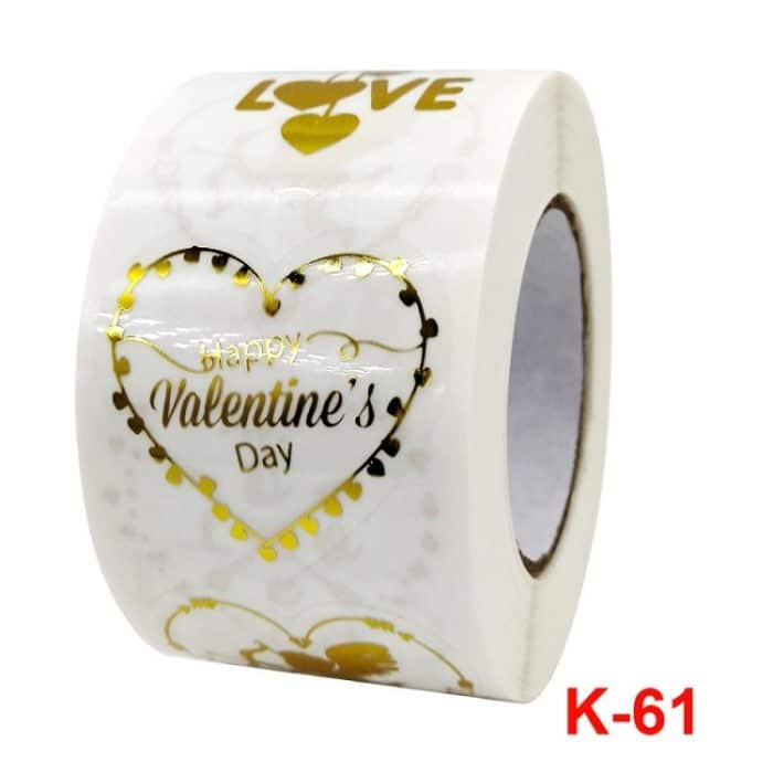 2 Stück transparenter herzförmiger Aufkleber mit Heißprägung, Dankesgeschenk, Dekorationsaufkleber, Thank You Gift Sticker – Bild 2