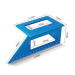 T-förmige Markierungslehre für die Holzbearbeitung, multifunktionaler, quadratischer Anreißer aus Aluminiumlegierung – Bild 2
