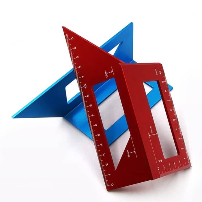 T-förmige Markierungslehre für die Holzbearbeitung, multifunktionaler, quadratischer Anreißer aus Aluminiumlegierung – Bild 4