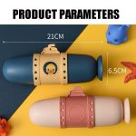 3 Stück U-Boot-Reisezahnbürsten-Aufbewahrungsbox, tragbarer Waschbecher – Bild 3