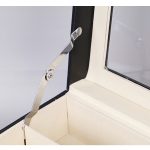 PU-Leder Doppelschicht Brillenetui Sonnenbrillen Aufbewahrungsbox – Bild 6