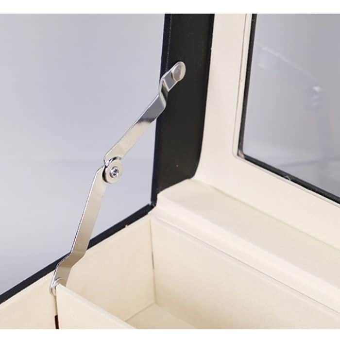 PU-Leder Doppelschicht Brillenetui Sonnenbrillen Aufbewahrungsbox – Bild 6