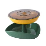 Snacks Trockenobstteller Mehrschichtiger überlagerter Obstteller Süßigkeitenteller, Double Layer 1 (Tea Green), Double Layer 1  (Royal Blue ), Double Layer 1(Bean Pink ), Double Layer 2 (Tea Green), Double Layer 2(Royal Blue), Double Layer 2 (Bean Pink...