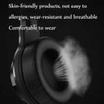 2 Stück Gaming Headset Hülle Kopfhörer Beam für Edifier HECATE G4, Earmuffs (Black Green), earmuffs (Black Red), Earmuffs (Gray), Head Beam (Green), Head Beam (Red), Head Beam (Gray) – Bild 3