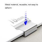 5 Stück Deli Office Stationery Zusatzclip Push Clipper, 8591, 8591A (Black), 8591A (White) – Bild 3