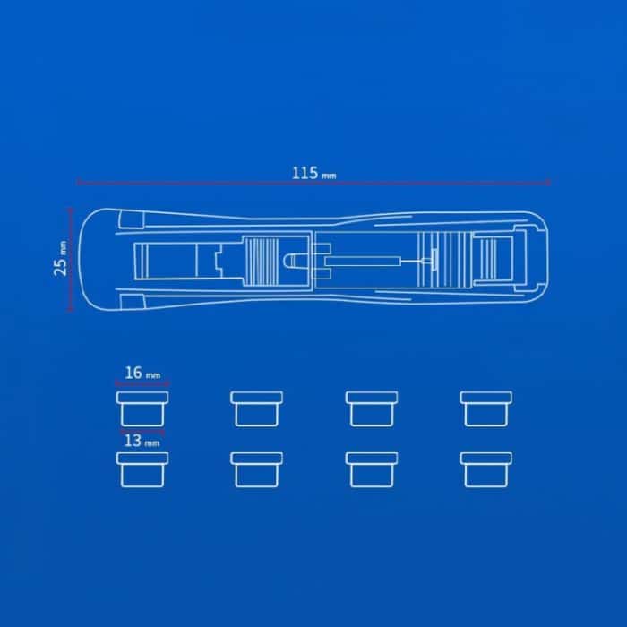 5 Stück Deli Office Stationery Zusatzclip Push Clipper, 8591, 8591A (Black), 8591A (White) – Bild 4