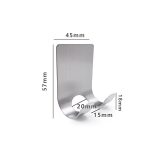 10 PCS Edelstahl Rasierbügel Bad Rasiermesser Haken – Bild 8