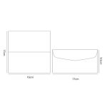 12 Stück schwarze Bronzing-Grußkarte für den Urlaub, hochwertige Golden Blessing-Grußkarte mit Umschlag, Four Leaf Clover, Feather, Ginkgo, Small Fish – Bild 5