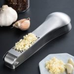 304 Edelstahl Knoblauch Stampfer Ingwer Knoblauch Manual Chopper