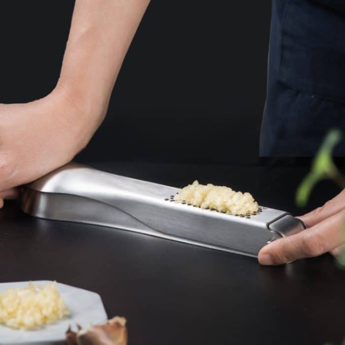 304 Edelstahl Knoblauch Stampfer Ingwer Knoblauch Manual Chopper – Bild 5